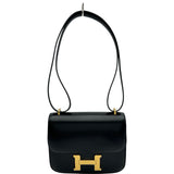 エルメス HERMES コンスタンス3ミニ ミロワール B刻印 ブラック ゴールド金具 タデラクト レディース ショルダーバッグ