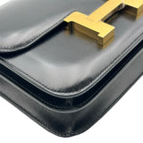 エルメス HERMES コンスタンス3ミニ ミロワール B刻印 ブラック ゴールド金具 タデラクト レディース ショルダーバッグ