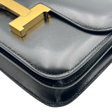 エルメス HERMES コンスタンス3ミニ ミロワール B刻印 ブラック ゴールド金具 タデラクト レディース ショルダーバッグ