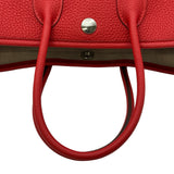 エルメス HERMES ネオガーデン23 K刻印 ルージュラデュー シルバー金具 ネゴンダ レディース ハンドバッグ