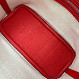 エルメス HERMES ネオガーデン23 K刻印 ルージュラデュー シルバー金具 ネゴンダ レディース ハンドバッグ