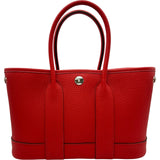 エルメス HERMES ネオガーデン23 K刻印 ルージュラデュー シルバー金具 ネゴンダ レディース ハンドバッグ
