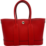 エルメス HERMES ネオガーデン23 K刻印 ルージュラデュー シルバー金具 ネゴンダ レディース ハンドバッグ