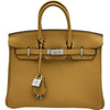 エルメス HERMES バーキン25 G刻印 パイユ シルバー金具 トゴ レディース ハンドバッグ