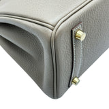 エルメス HERMES バーキン25 G刻印 エトゥープ ゴールド金具 トゴ レディース ハンドバッグ