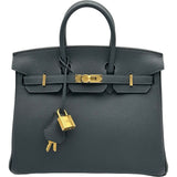 エルメス HERMES バーキン25 G刻印 グリミスティ ゴールド金具 トゴ レディース ハンドバッグ