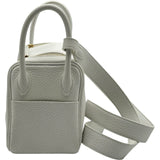 エルメス HERMES リンディ ミニ W刻印 ニューホワイト ゴールド金具 トリヨン レディース ショルダーバッグ