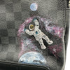 ルイ・ヴィトン LOUIS VUITTON アヴェニュー スリングバッグ N41719 ブラック ダミエ・グラフィット ペイント メンズ ボディバッグ