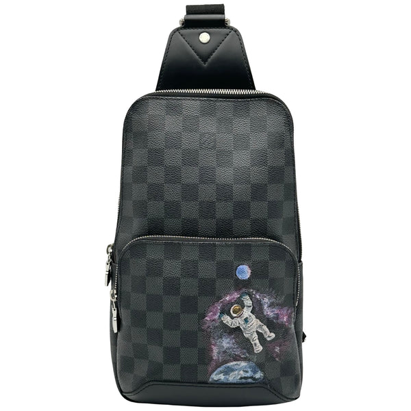 よ*1様 LOUIS VUITTON ダミエ グラフィット アヴェニュー スリン ルイ・ヴィトン LOUIS VUITTON アヴェニュー スリングバッグ N41719