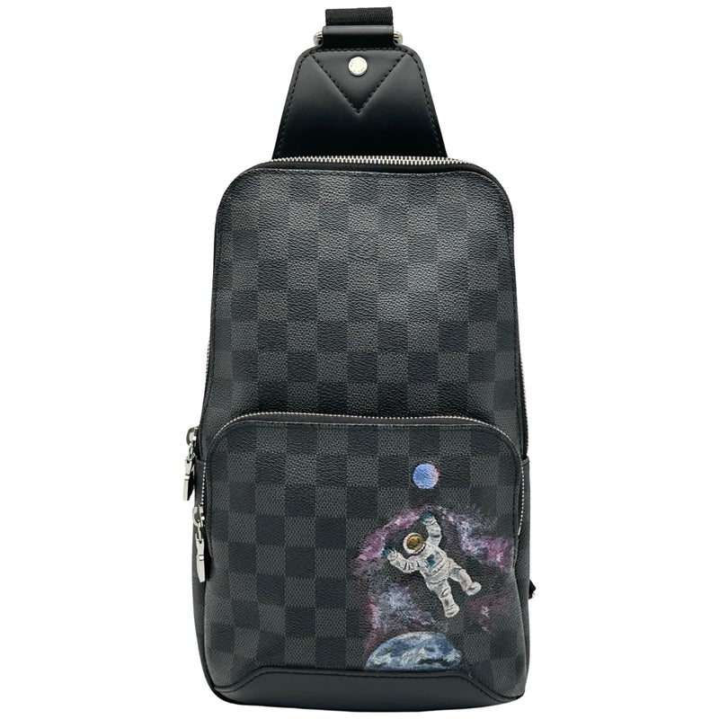 極美品 ルイヴィトン ダミエグラフィット アヴェニュー スリングバッグ ブラック ルイ・ヴィトン LOUIS VUITTON アヴェニュー スリングバッグ N41719
