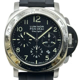 パネライ PANERAI ルミノール クロノグラフ デイライト PAM00196 ブラック ステンレススチール 自動巻き メンズ 腕時計