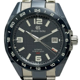 グランドセイコー Grand Seiko スポーツコレクション メカニカルハイビート36000 GMT SBGJ233(9S86-00J0) ブルー チタン/セラミック 自動巻き メンズ 腕時計