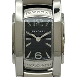 ブルガリ BVLGARI アショーマ AA26S ブラック ステンレススチール クオーツ レディース 腕時計