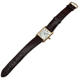 カルティエ Cartier タンク ルイ カルティエ LM WGTA0011 シルバー ピンクゴールド 手巻き ユニセックス 腕時計
