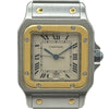 カルティエ Cartier サントスガルべLM W20011C4 アイボリー ステンレススチール/ゴールド クオーツ メンズ 腕時計