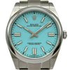 ロレックス ROLEX オイスターパーペチュアル41 124300 ターコイズブルー ステンレススチール 自動巻き メンズ 腕時計