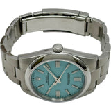 ロレックス ROLEX オイスターパーペチュアル41 124300 ターコイズブルー ステンレススチール 自動巻き メンズ 腕時計