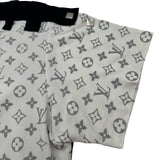 ルイ・ヴィトン LOUIS VUITTON モノグラム総柄プリントTシャツ FKTS23 ブラック コットン レディース 半袖Ｔシャツ