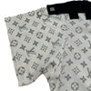 ルイ・ヴィトン LOUIS VUITTON モノグラム総柄プリントTシャツ FKTS23 ブラック コットン レディース 半袖Ｔシャツ