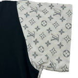 ルイ・ヴィトン LOUIS VUITTON モノグラム総柄プリントTシャツ FKTS23 ブラック コットン レディース 半袖Ｔシャツ