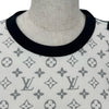 ルイ・ヴィトン LOUIS VUITTON モノグラム総柄プリントTシャツ FKTS23 ブラック コットン レディース 半袖Ｔシャツ