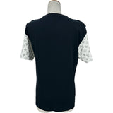 ルイ・ヴィトン LOUIS VUITTON モノグラム総柄プリントTシャツ FKTS23 ブラック コットン レディース 半袖Ｔシャツ