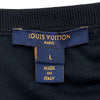 ルイ・ヴィトン LOUIS VUITTON モノグラム総柄プリントTシャツ FKTS23 ブラック コットン レディース 半袖Ｔシャツ