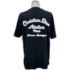 クリスチャン・ディオール Christian Dior アトリエ刺繍半袖Tシャツ 293J645A0677 ブラック コットン メンズ 半袖Ｔシャツ