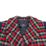 シャネル CHANEL ココマークボタンダブルフブレストウールコート P57153 レッド ウール レディース その他アウター