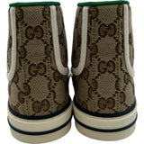 グッチ GUCCI TENNIS1977 GGキャンバス ハイカットスニーカー ベージュ キャンバス レディース スニーカー