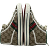 グッチ GUCCI TENNIS1977 GGキャンバス ハイカットスニーカー ベージュ キャンバス レディース スニーカー