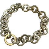 ティファニー TIFFANY＆CO サークル ブレスレット シルバー/ゴールド 925/750 ジュエリー