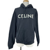 セリーヌ CELINE フロントロゴルーズフーディパーカー 2Y321670Q ブラック コットン メンズ パーカー