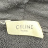 セリーヌ CELINE フロントロゴルーズフーディパーカー 2Y321670Q ブラック コットン メンズ パーカー