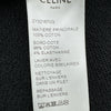 セリーヌ CELINE フロントロゴルーズフーディパーカー 2Y321670Q ブラック コットン メンズ パーカー