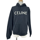 セリーヌ CELINE フロントロゴルーズフーディパーカー 2Y321670Q ブラック コットン メンズ パーカー