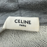 セリーヌ CELINE フロントロゴルーズフーディーパーカー 2Y321670Q グレー コットン メンズ パーカー