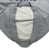 セリーヌ CELINE フロントロゴルーズフーディーパーカー 2Y321670Q グレー コットン メンズ パーカー