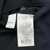 クリスチャン・ディオール Christian Dior Dior Moulures ロゴジップアップジャケット 643C271A1519 ネイビー ウール メンズ その他アウター