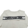 クリスチャン・ディオール Christian Dior ディオリビエラ セーラーカラーニットセーター 444S64AM789 ホワイト コットン レディース セーター