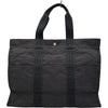エルメス HERMES エールライントートGM グレー ナイロンキャンバス レディース トートバッグ