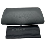 バレンシアガ BALENCIAGA BBロゴスクエアサングラス BB0135SA ブラウン ゴールド金具 プラスチック レディース サングラス
