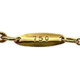 ティファニー TIFFANY＆CO バイヤザード ネックレス ゴールド 750 ダイヤモンド ジュエリー