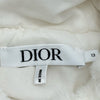 クリスチャン・ディオール Christian Dior カナージュジップアップファーベスト 3SBM13PUFC13 ホワイト ポリエステル レディース ベスト