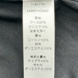 クリスチャン・ディオール Christian Dior ノーカラーリボンウールコート 4SBM11C0AC ブラック ウール レディース その他アウター