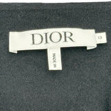 クリスチャン・ディオール Christian Dior ノーカラーリボンウールコート 4SBM11C0AC ブラック ウール レディース その他アウター