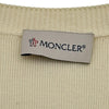 モンクレール MONCLER ダウン切替ジップアップカーディガン アイボリー ナイロン レディース カーディガン