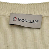 モンクレール MONCLER ダウン切替ジップアップカーディガン アイボリー ナイロン レディース カーディガン