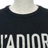 クリスチャン・ディオール Christian Dior JADIOR8 プリント半袖Tシャツ 843T03TC428 ブラック コットン レディース 半袖Ｔシャツ