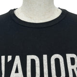 クリスチャン・ディオール Christian Dior JADIOR8 プリント半袖Tシャツ 843T03TC428 ブラック コットン レディース 半袖Ｔシャツ